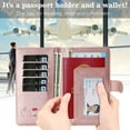 thumbnail image 5 of Dteck Passport Holder for Travel Essentials, Passport Wallet Cover Case for Travel Must Haves Accessories,Passport Book Holders for Women and Men,Rosegold, 5 of 8