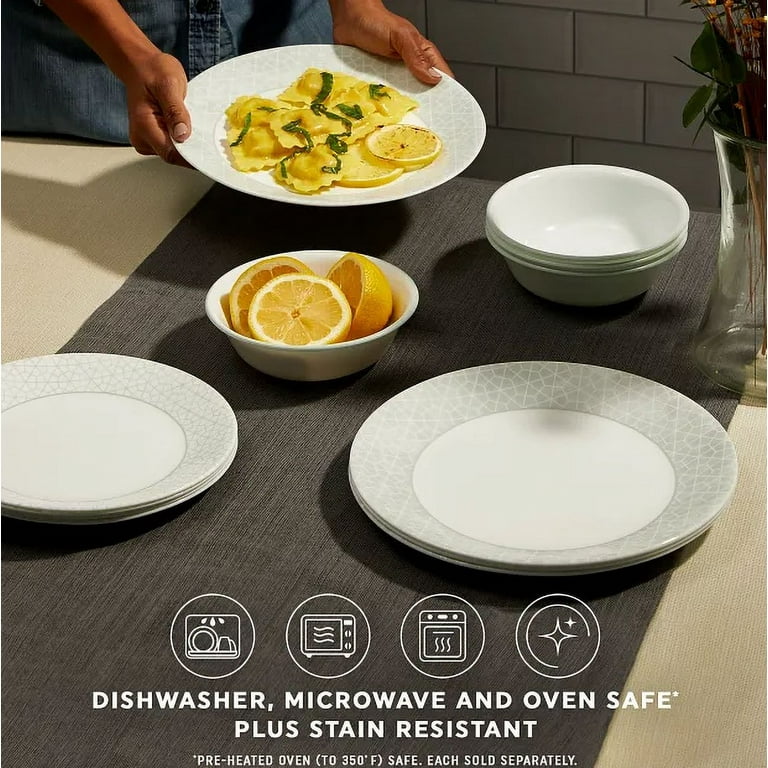 CORELLE MUGLESS 12 pc SET KNOX