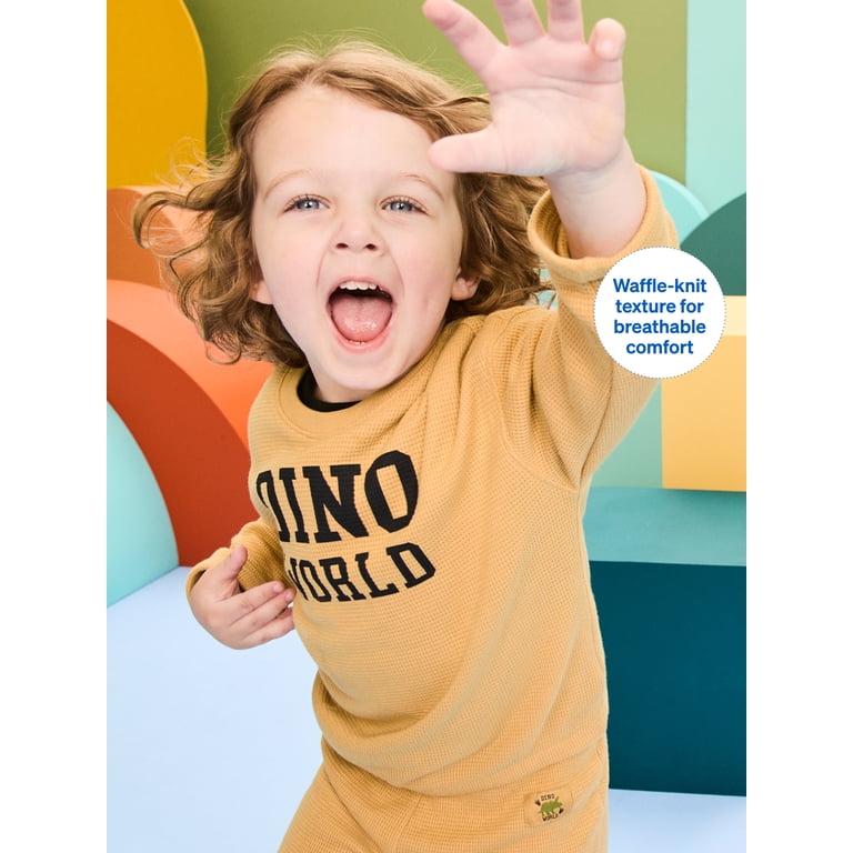 Garanimals Baby & Toddler Boy Waffle Knit Thermal Set photo 6