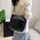 thumbnail image 5 of Bolso bandolera Bolso de piel para mujer Bolso bandolera Bolso cubo para mujer, correa ajustable, 5 of 5