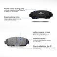 thumbnail image 3 of For 2007 - 2016 Honda CR-V Front & Rear Ceramic Disc Brake Pads, 3 of 4
