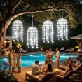 thumbnail image 4 of Solar Powered Hanging Outdoor Lamp For Garden And Patio Solar With Water Outdoor Lighting Dimmable LED String Light Garden Lamps for Nightstand with Charger Growing Lights for Indoor on Sprinkler, 4 of 6