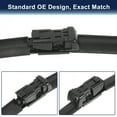 thumbnail image 5 of Unique Bargains 1 Set Black Vehicle Front Windshield Wiper Blades 26"+14" for Buick Encore 2013-2020, 5 of 7