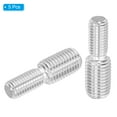 thumbnail image 3 of Uxcell M12*M16*50mm Double End Threaded Stud Screw Bolt, 5 Pack 304 Stainless, 3 of 5