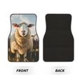 thumbnail image 2 of Disketp Cute Prairie Sheep Herd for Crystal Velvet Car Mats Four-Piece Set,All-Season Automotive Protection, Vehicles, Cars, Trucks, and SUVs,Anti-Slip Design, 2 of 7