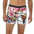 thumbnail image 6 of Sigee Bird and Floral for Men's Boxer Briefs,Moisture Wicking and Breathable Small, 6 of 9