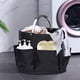 thumbnail image 3 of Portable Collapsible Picnic Basket – Reusable Beach, Garden, and Shopping Basket – Multipurpose Gift and Home Bathroom Storage Bath Basket (khaki), 3 of 5