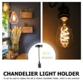 thumbnail image 3 of YSNOOWE Black Ceiling Base for Light Pendant Lamp Holder Simple Design 1Pcs, 3 of 7