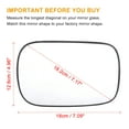 thumbnail image 3 of Rearview Right Side Heated Mirror Glass Replacement W/ Backing Plate for Volvo XC70 2003-2006 for Volvo XC90 2003-2006, 3 of 6