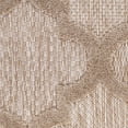 thumbnail image 4 of Nourison Easy Care Indoor/Outdoor Natural Beige 6' x 9' Area Rug, Moroccan, Trellis, Bedroom, Living Room, Backyard, Deck, Patio, Easy Clean, Non Shedding, 4 of 8