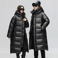 thumbnail image 4 of Ropa de diseñador para hombre, chaqueta larga con capucha de lujo para hombre, abrigos masculinos con relleno de ganso para invierno, chaqueta acolchada, abrigo informal para el frío, 4 of 5
