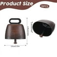 thumbnail image 2 of 10PCS Cow Horse Sheep Grazing Copper Bells, Cattle Farm Animal Copper Loud Bronze Bell Small Brass Bells, 2 of 7