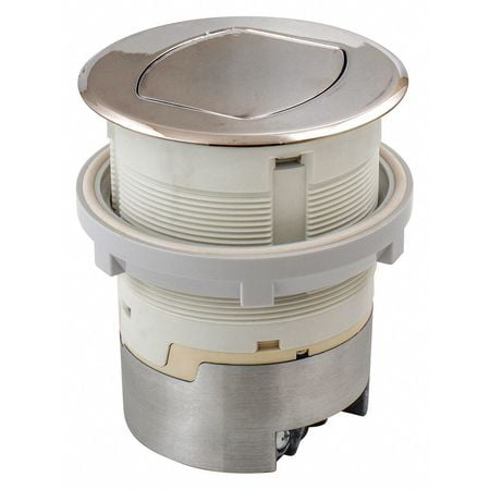 Bryant Electric RCT200NI 15A 125V Tamper Resistant Pop-Up Countertop Receptacle Surface Mount, 15 Amp, Polished Nickel