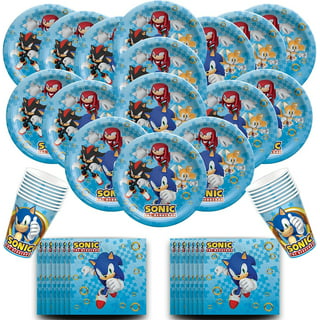 Sonic the Hedgehog Knuckles and Tails Edible Cake Topper Image ABPID56252-  1/4 Sheet