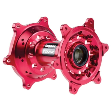 Tusk Impact Motorcycle Hub - Rear Red for KTM 125 SX (Fuel Injected) 2023-2025