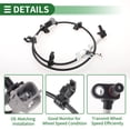 thumbnail image 4 of Unique Bargains ABS Wheel Speed Sensor ABS Sensor Anti-lock Braking System Sensor No.4882672AB/4882672 for Dodge Dakota 1997-1999 1 Pc Front Right, 4 of 7