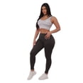 thumbnail image 6 of High Waist Tummy Control Sports Leggings - Charcoal, 6 of 9