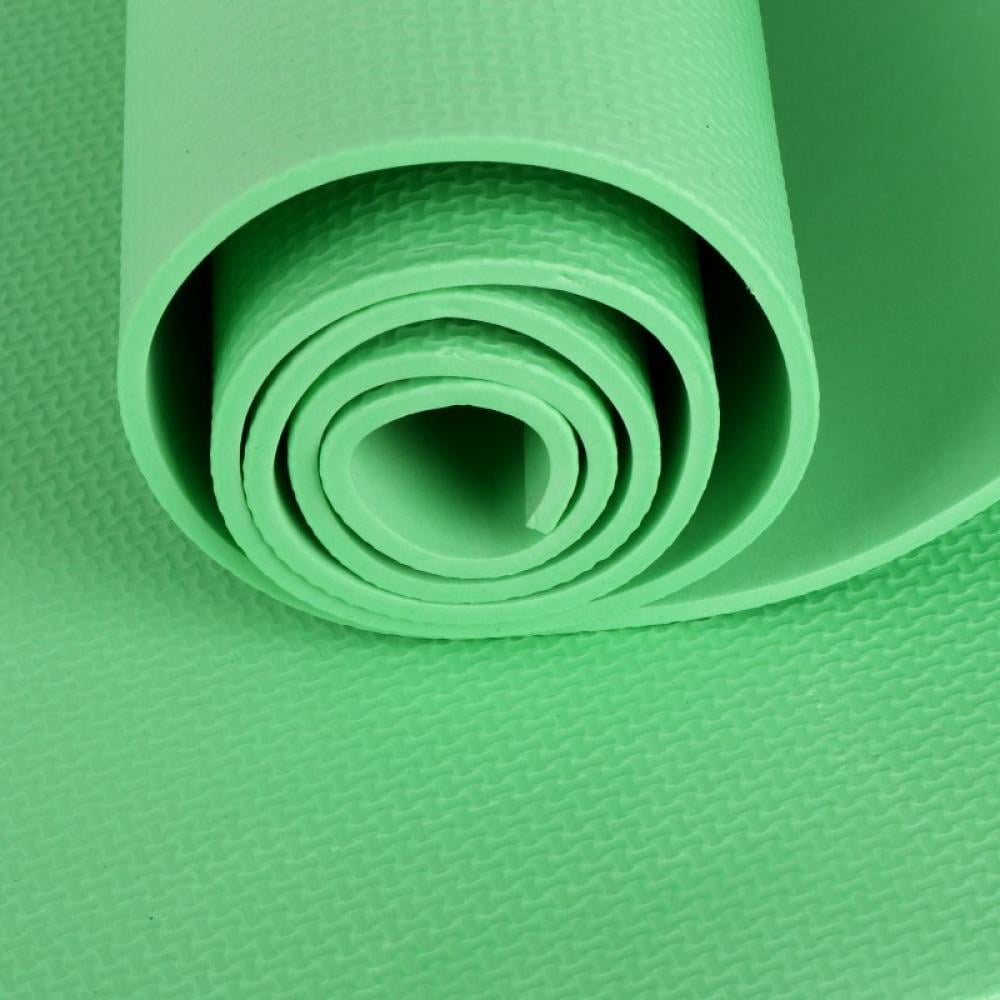 173cm Extra Thick Yoga Mats High Density Anti-Tear Exercise Yoga Mat with Carrying Strap，Lose Weight Fitness Exercise Pad,Best Gift for Lover Yellow