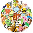 thumbnail image 1 of SAYDY Stickers Animaux Mignons, Lot de 50, Résistant à l'Eau et UV, Parfait pour Tous Vos Gadgets A408, 1 of 5