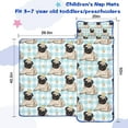 thumbnail image 5 of Pug with Crown Toddler Nap Mats for Kids Preschool,Sleeping Mat Bag or Kids,Toddler Sleeping Bag,Toddler Nap Mat or Daycare, 5 of 6