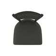 thumbnail image 3 of 870 Hadleigh 25" Swivel Counter Stool with Black Wrinkle Finish and Canter Iron Seat and Back, 3 of 5