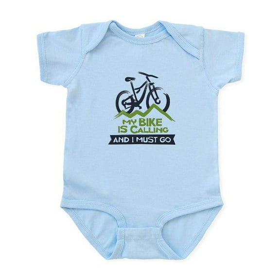 CafePress - My Bike Is Calling Infant Bodysuit - Baby Light Bodysuit, Size Newborn - 24 Months
