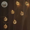 thumbnail image 2 of Efavormart 6FT - 10 Warm White Battery Operated Disco Mirror Ball LED String Lights for Wedding Bridal Decor, Party Cake Table, Garden Party, 2 of 11