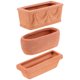 thumbnail image 4 of 3 mini macetas de terracota para cactus, suculentas, vivero, hogar., 4 of 6
