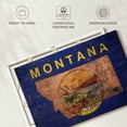 thumbnail image 6 of Elephant Stock State Map Over Montana Flag Wall Art - Horizontal Canvas Wall Art - Living Room Wall Decor - Flags Canvas - Blue And Gold Decor - 39" x 26", 6 of 8