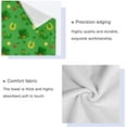 thumbnail image 4 of Coolnut St. Patrick Clover Towel Set of 3 with Bath Towel, Hand Towel and Wash Cloth, Soft, Quick Drying and Comfortable Towels for Bathroom Kitchen Home Travel Hotel Gym Washcloth Gift, 4 of 7
