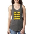 thumbnail image 1 of Artix - Women's Racerback Tank Top, up to Women Size 2XL - Emoji Group, 1 of 5