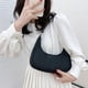 thumbnail image 4 of Bolsa Moda mujer color puro bajo el brazo Hobos bolsas bolso de mano con asa superior (negro) Ehuebsd Nuevos Originales, 4 of 9