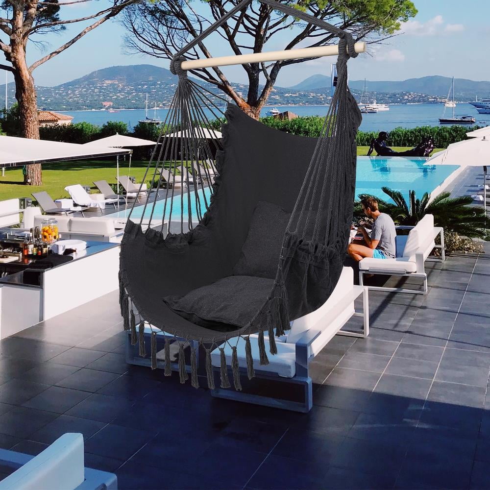 Indoor Outdoor Hammock Swing Seat with Cushions Liberia Ubuy