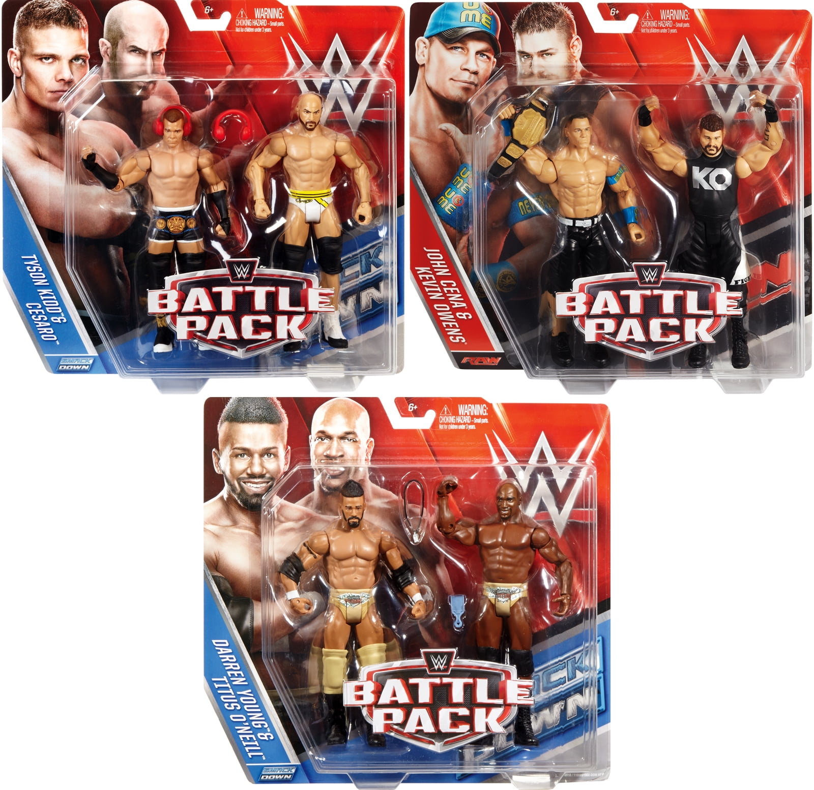 Wwe Battle Packs 39 Complete Set Of 3 2 Packs Wwe Toy Wrestling Action Figures Walmart Com