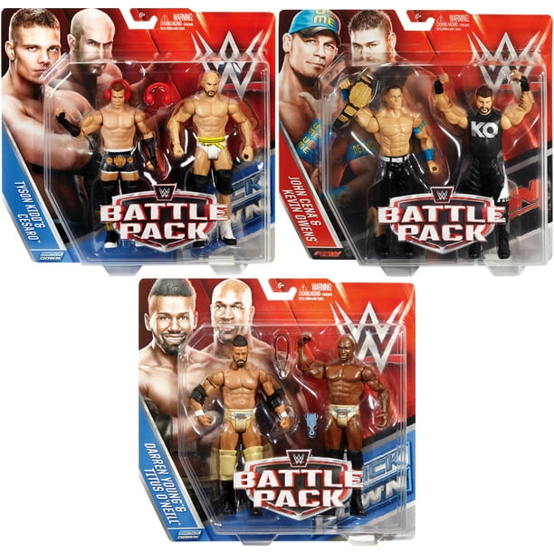 Wwe Battle Packs 39 Complete Set Of 3 2 Packs Wwe Toy Wrestling Action Figures Walmart Com