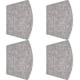 thumbnail image 1 of Wosthever Manteles Individuales de redonda de 4 piezas, mantel Individual tejido en forma de cuña, toallita resistente al calor, alfombrilla de Type3 NO3, 1 of 6