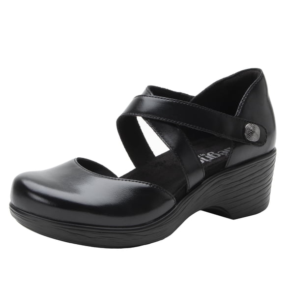 Zapatos de Cuña Mary Jane Savina Noir para Mujer Alegria Talla 9.5 US
