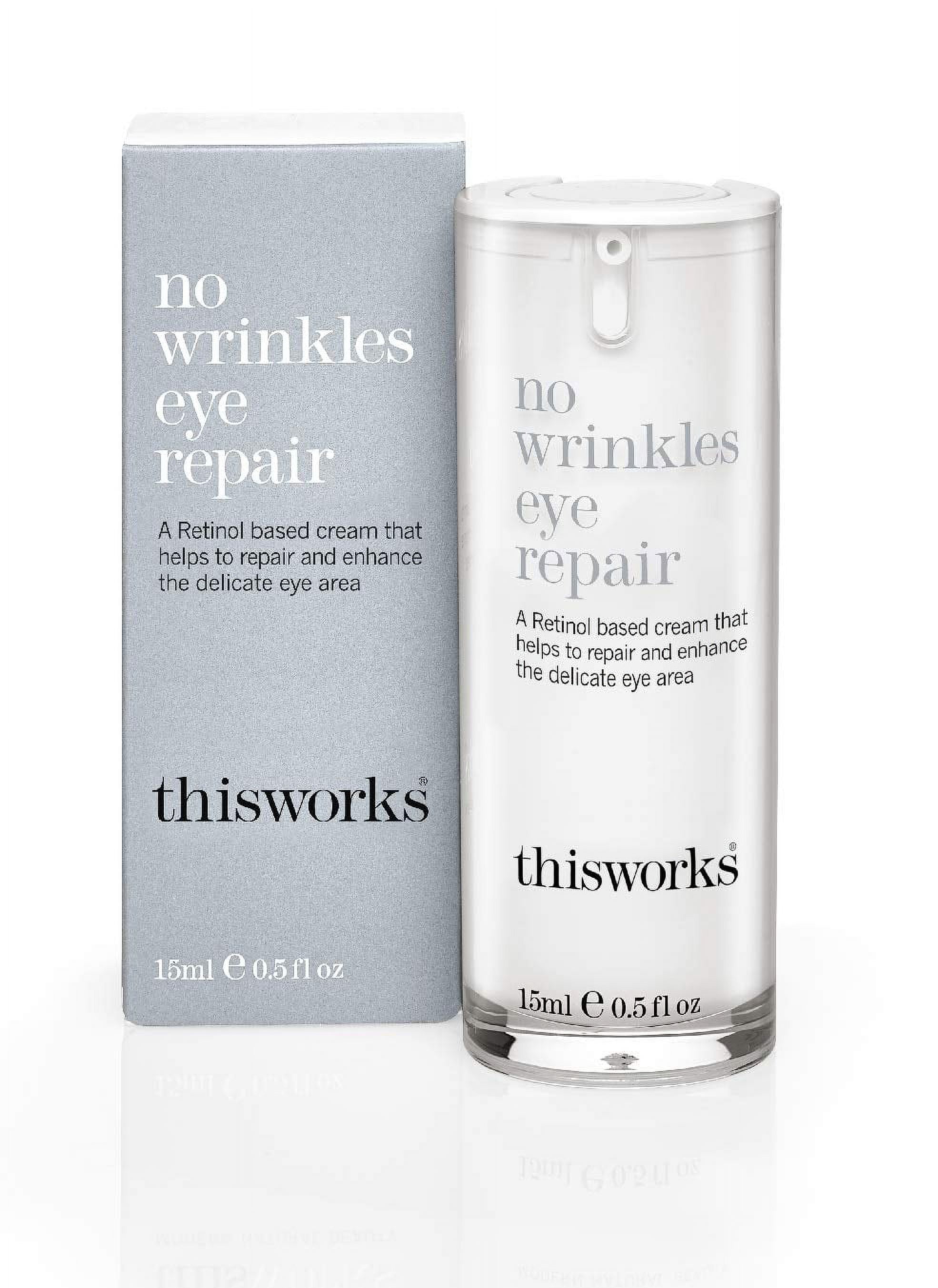 this works* NO WRINKLES Eye Repair  .5 fl oz