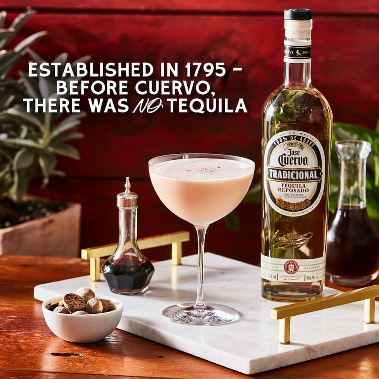Jose Cuervo Tradicional Reposado Tequila, 750 ml Glass Bottle, 40