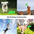 thumbnail image 4 of Juguetes interactivos para perros, juguetes para masticar perros IQ Treat, dispensador de alimentos de 3 agujeros, juguetes de rompecabezas, juguetes para mascotas de caucho natural resistentes a las mordeduras para perros pequeños y medianos oso de fresa Electrónica, 4 of 5