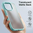 thumbnail image 3 of JETech Matte Case for iPhone 15 Pro Max 6.7-Inch, Shockproof Military Grade Drop Protection, Frosted Translucent Back Phone Cover, Anti-Fingerprint (Bright Blue), 3 of 5