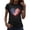 Black,White,Red,Wine,Green, variant on Pxxlle Fourth of July Shirts for Women Funny USA Flag Graphic Tees Patriotic Short Sleeve T Shirts Independence Day Crewneck Tshirt S