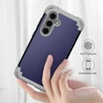 thumbnail image 5 of Dteck Case for Samsung Galaxy S24 FE,Three Layer Heavy Duty Shockproof Hybrid Hard Plastic Bumper Soft Silicone Rubber Drop Protective Cover Case for Galaxy S24 FE,Darkblue, 5 of 5