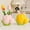 Orange, variant on Ceramic Decorative Pen Holder Compact Floral-Design Storage Jar for Office Desk Makeup Tools