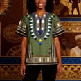 thumbnail image 5 of CONZONE Men's African T-Shirts Short Sleeve T Shirts for Men Casual Crew Neck Traditional Graphic Lightweight Tees Soft Cozy Athletic Tops, 5 of 7