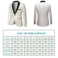 thumbnail image 5 of Beauty Emily Men Blazer Suit Jacket Dinner Party Prom Wedding Stylish Tuxedo, 5 of 5