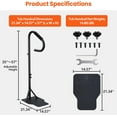 thumbnail image 7 of 360 Rotatable Hot Tub Safety Handrail,34.7'' to 63''Adjustable Height,Hot Tub Handrail with lide-Under Base and Non-Slip Grip for Indoor Outdoor, 7 of 7