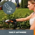 thumbnail image 6 of Worx WG801 20V Power Share 4" Cordless Shear and 8" Shrubber Trimmer, 6 of 13