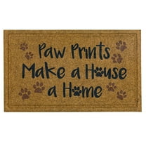 Mohawk Home Paw Prints Home Outdoor Polyester Door Mat, Multi, 1' 6" X 2' 6"