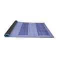 thumbnail image 2 of Ahgly Company Indoor Rectangle Solid Blue Modern Area Rugs, 6' x 9', 2 of 4